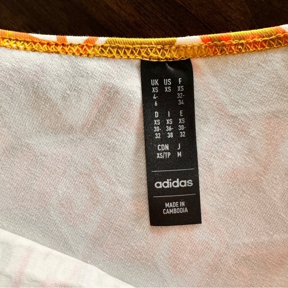 Adidas & FARM Rio tank size XS NEW One Shoulder - Picture 5 of 7